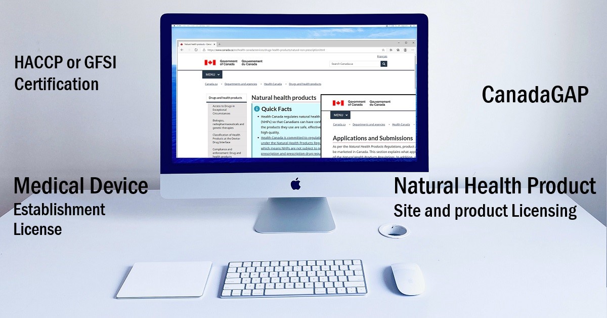 Health Canada NNHPD, Medical Device Site and product license
